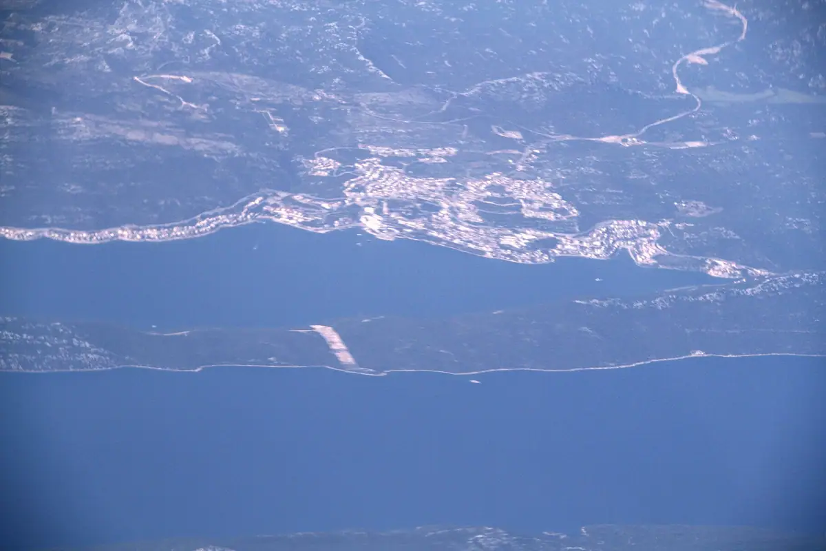 Neum: the nine kilometres of Bosnia that the coast road crosses twice.